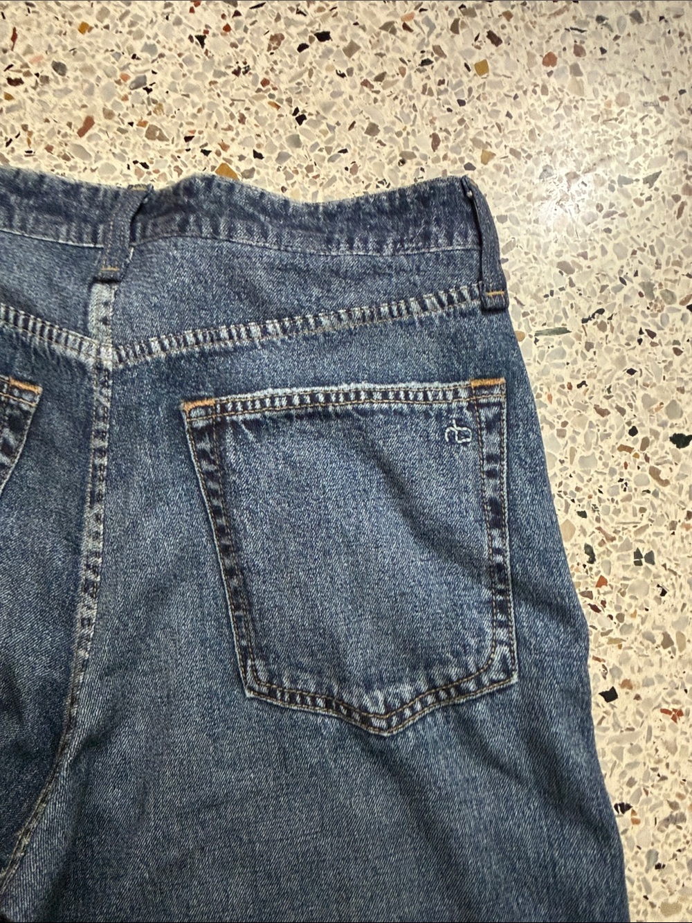 Rag & Bone Miramar soft jeans zipper front pocketless back 25 - Picture 5 of 8